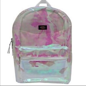 NWT Dickies Clear Student Backpack- Iridescent